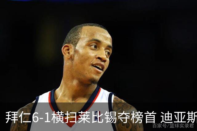 拜仁6-1横扫莱比锡夺榜首 迪亚斯戴帽凯恩百场