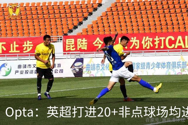Opta：英超打进20+非点球场均进球榜，哈兰德居首，雅克松第5